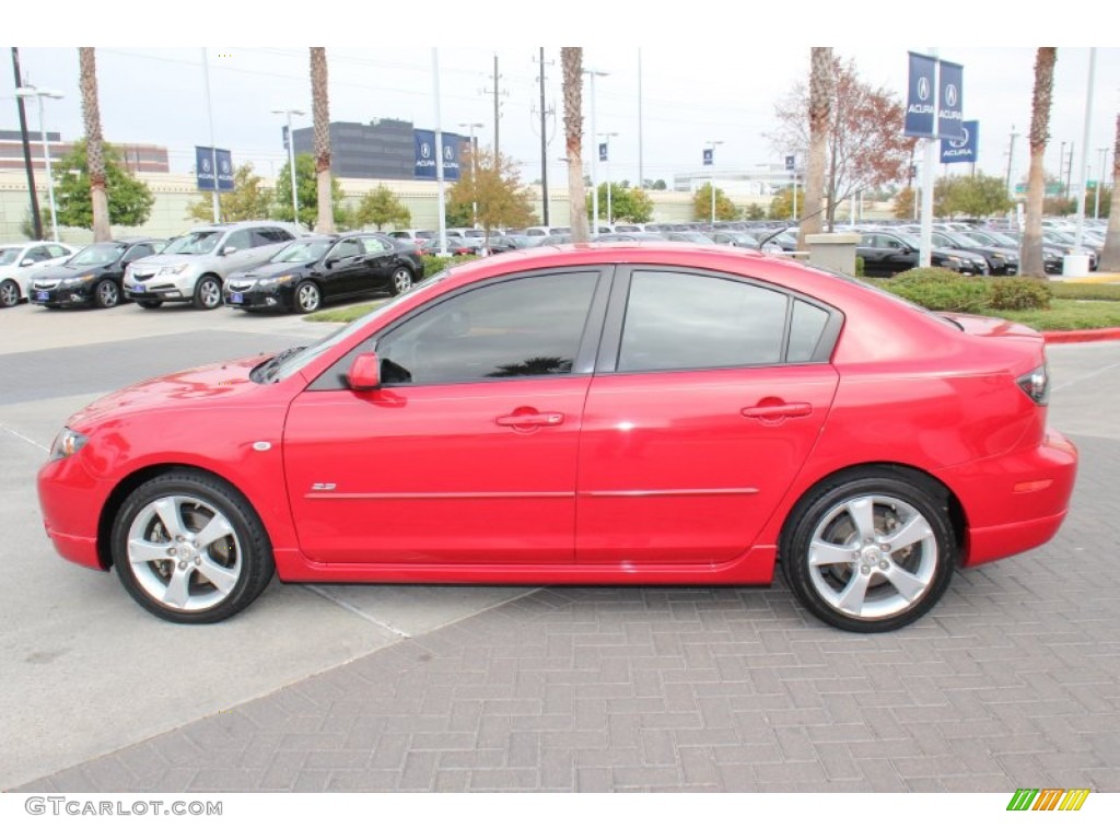 Velocity Red Mica 2006 Mazda MAZDA3 s Sedan Exterior Photo #74034222