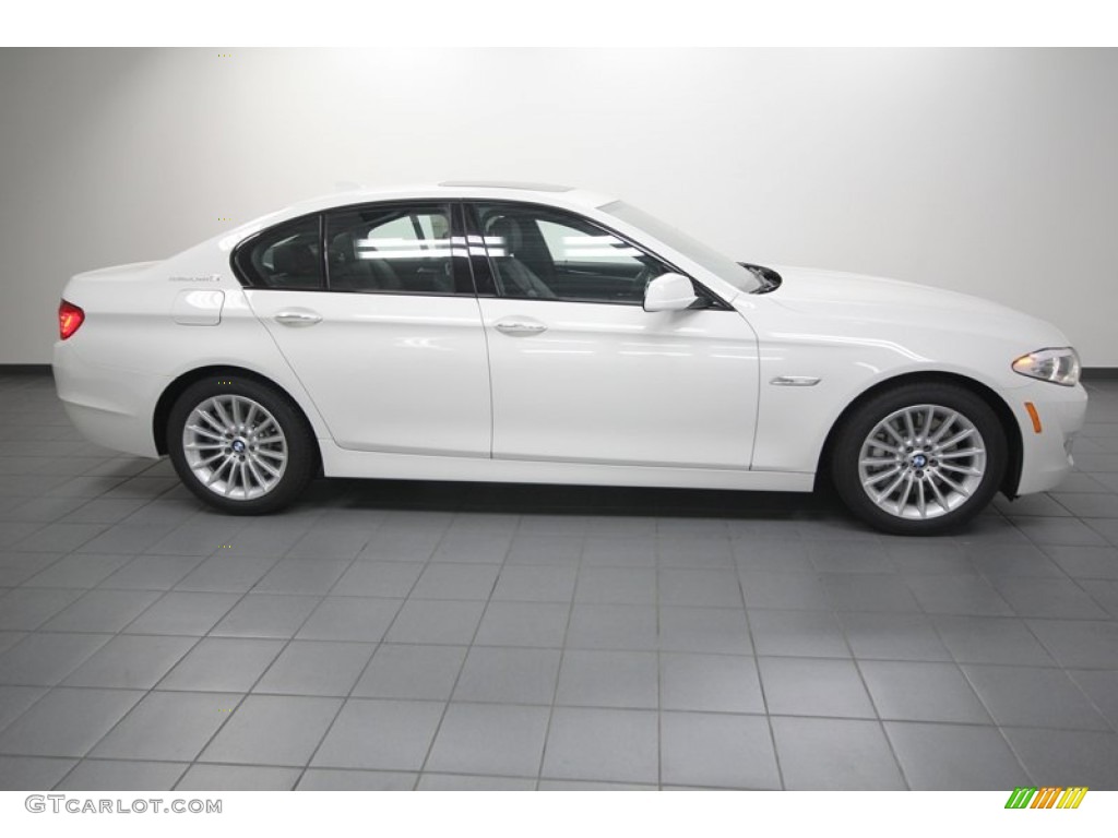 Alpine White 2013 BMW 5 Series ActiveHybrid 5 Exterior Photo #74034339