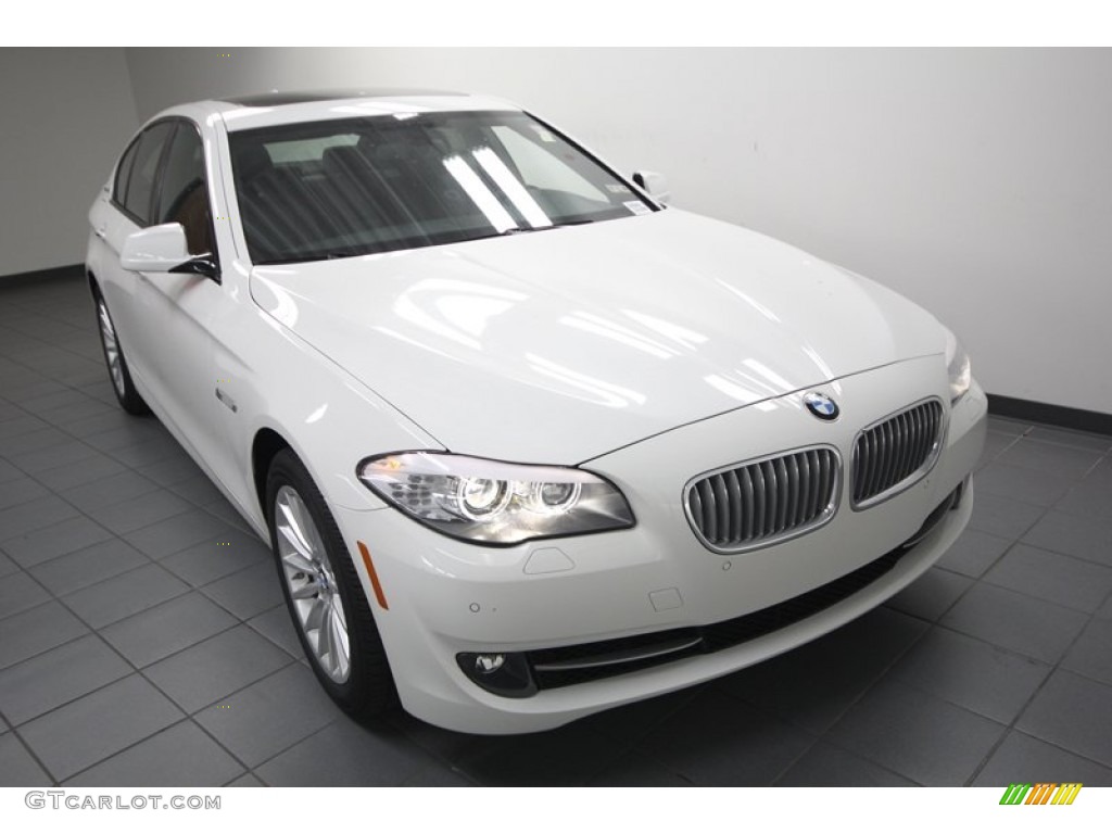 Alpine White 2013 BMW 5 Series ActiveHybrid 5 Exterior Photo #74034392