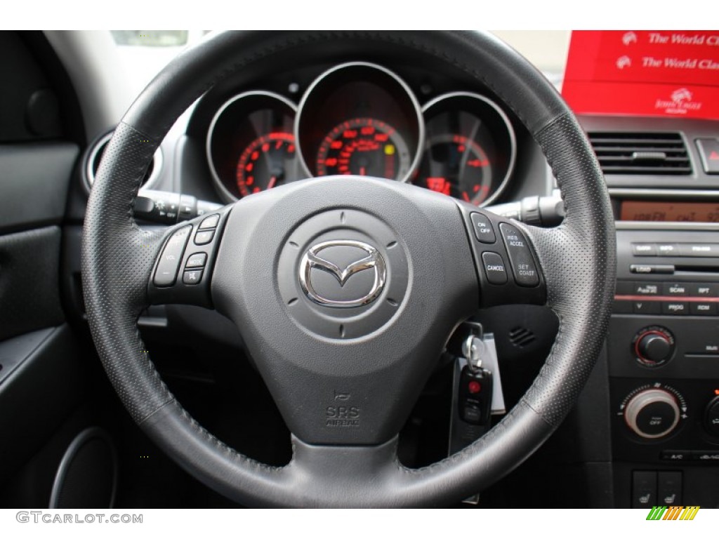 2006 Mazda MAZDA3 s Sedan Steering Wheel Photos