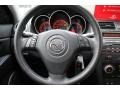 2006 Mazda MAZDA3 Black Interior Steering Wheel Photo
