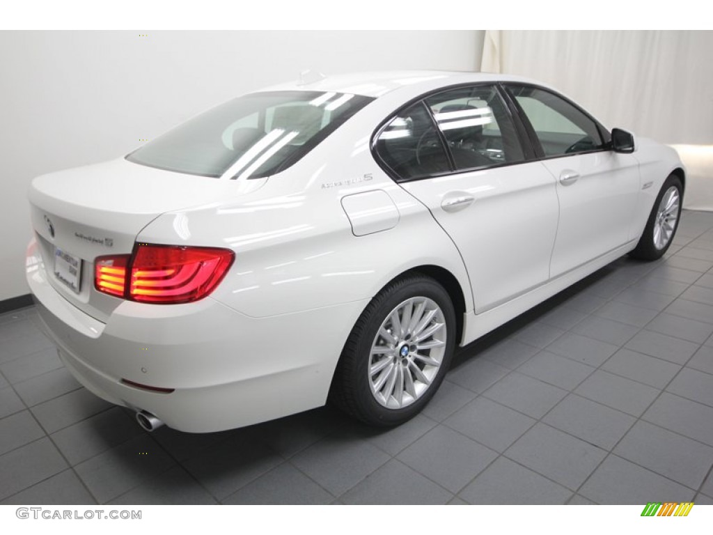 Alpine White 2013 BMW 5 Series ActiveHybrid 5 Exterior Photo #74034433