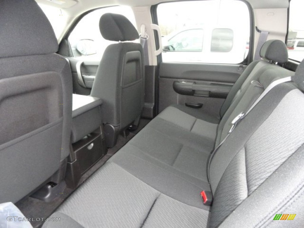 Ebony Interior 2013 Chevrolet Silverado 1500 Hybrid Crew Cab Photo #74034663