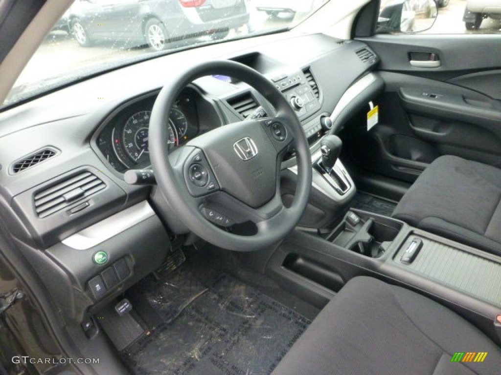 Black Interior 2013 Honda CR-V LX AWD Photo #74034666