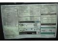 2013 BMW 5 Series ActiveHybrid 5 Window Sticker