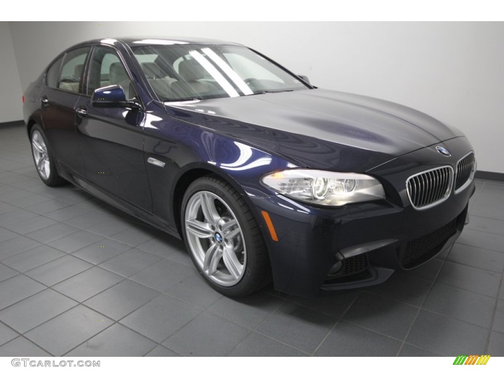 2013 5 Series 535i Sedan - Imperial Blue Metallic / Oyster/Black photo #1