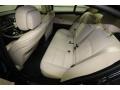 2013 BMW 5 Series Oyster/Black Interior Rear Seat Photo
