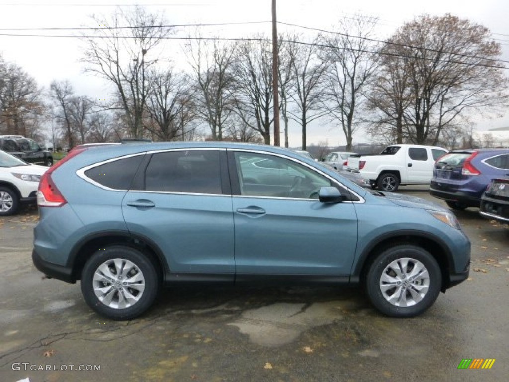 2013 CR-V EX AWD - Mountain Air Metallic / Beige photo #5