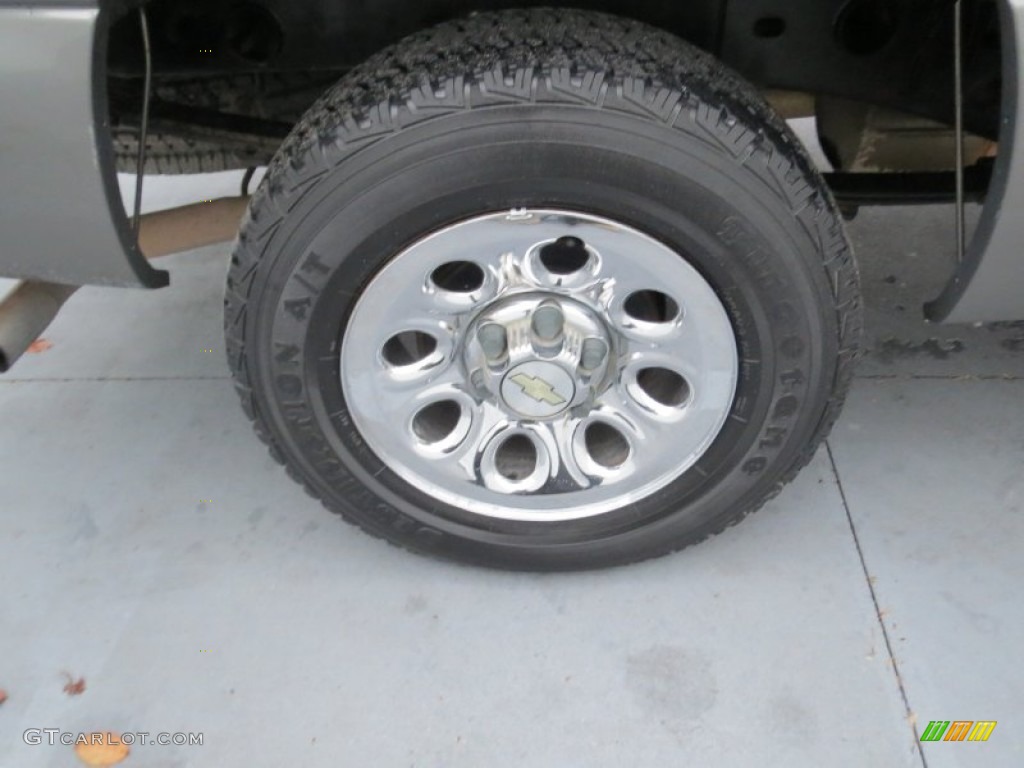 2006 Silverado 1500 LS Crew Cab 4x4 - Graystone Metallic / Dark Charcoal photo #12