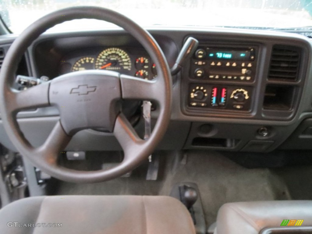 2006 Silverado 1500 LS Crew Cab 4x4 - Graystone Metallic / Dark Charcoal photo #32