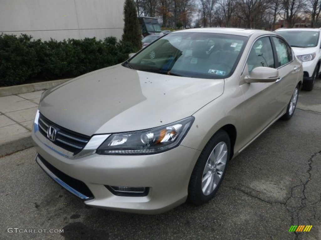 Champagne Frost Pearl 2013 Honda Accord EX-L Sedan Exterior Photo #74035947