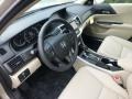 Ivory 2013 Honda Accord EX-L Sedan Interior Color