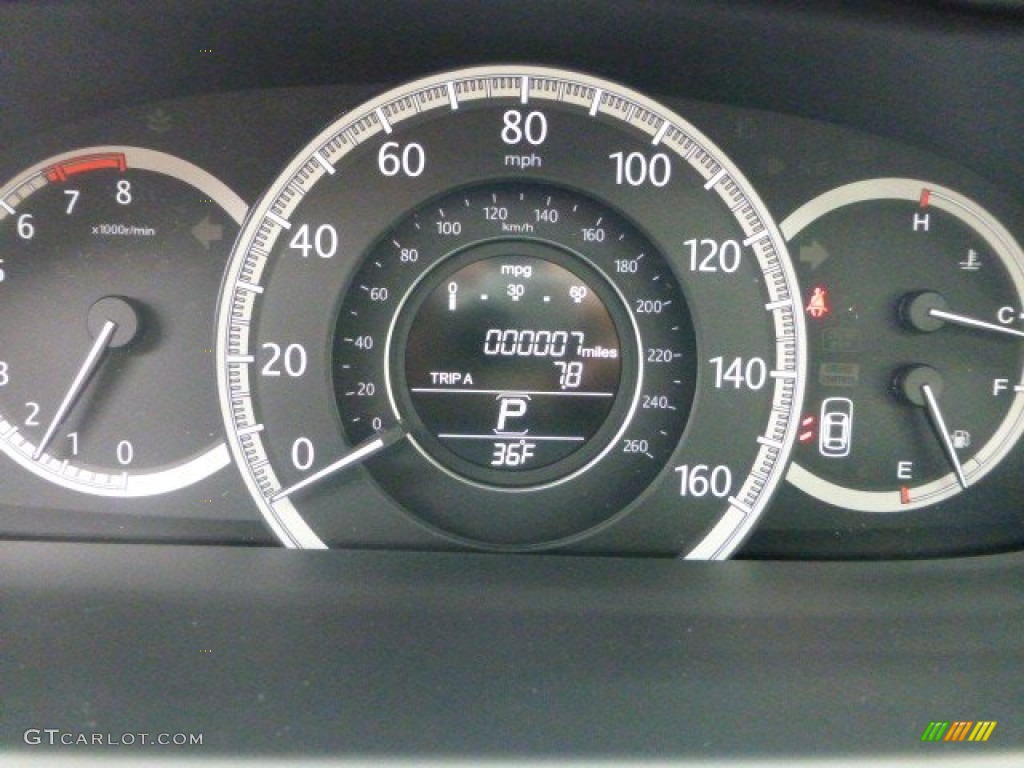 2013 Honda Accord EX-L Sedan Gauges Photo #74036077