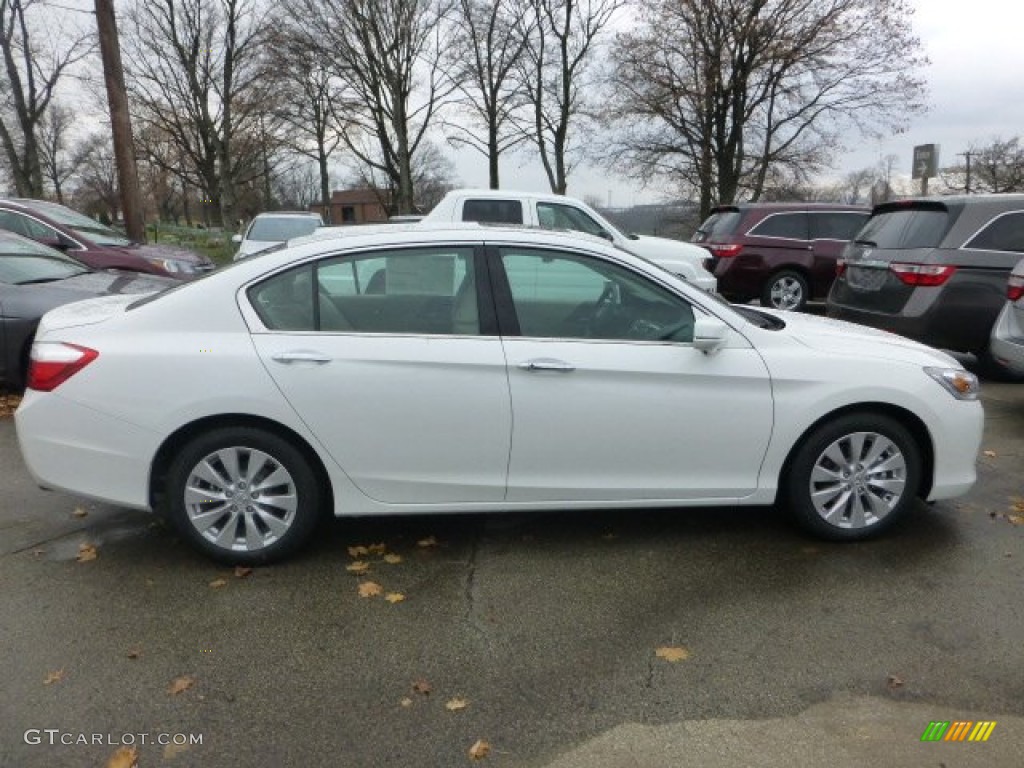 2013 White honda accord touring sedan #5