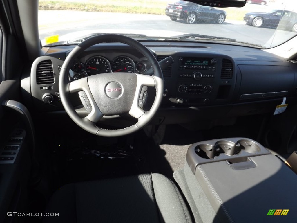 2013 Sierra 1500 SLE Crew Cab 4x4 - Summit White / Ebony photo #10