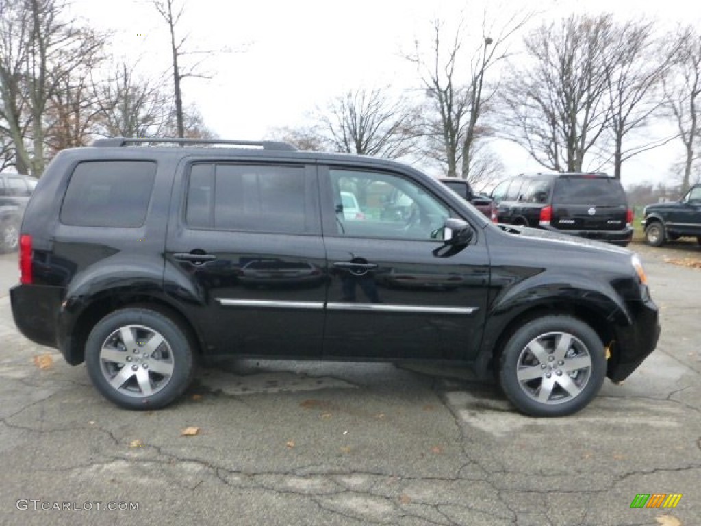 Crystal Black Pearl 2013 Honda Pilot Touring 4WD Exterior Photo #74036652