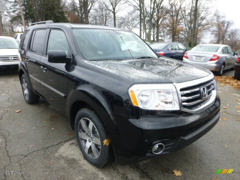 Crystal Black Pearl 2013 Honda Pilot Touring 4WD Exterior Photo #74036662