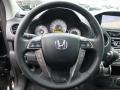 Black 2013 Honda Pilot Touring 4WD Steering Wheel