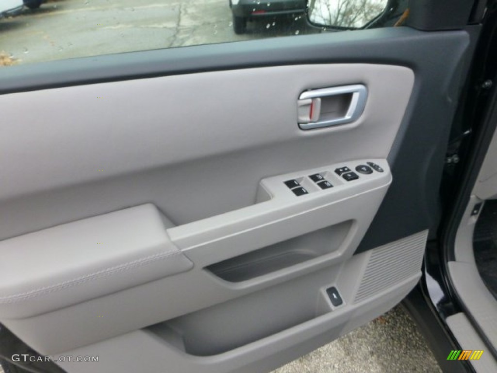 2013 Honda Pilot EX-L 4WD Gray Door Panel Photo #74036910