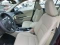 Front Seat of 2013 Accord EX-L V6 Sedan