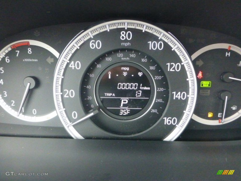 2013 Honda Accord EX-L V6 Sedan Gauges Photo #74037111