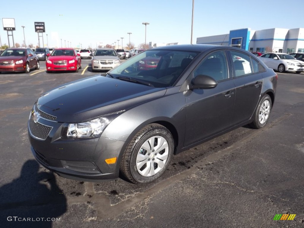 2013 Cruze LS - Cyber Gray Metallic / Jet Black/Medium Titanium photo #1