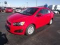 2013 Victory Red Chevrolet Sonic LT Sedan  photo #1