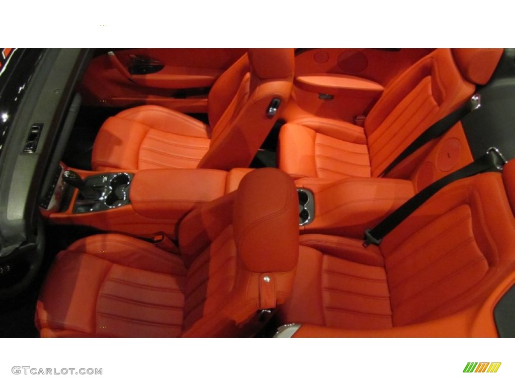 Rosso Corallo Interior 2011 Maserati GranTurismo Convertible GranCabrio Photo #74037655