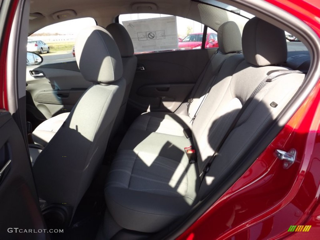2013 Sonic LT Sedan - Victory Red / Dark Pewter/Dark Titanium photo #14