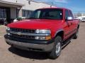 2001 Victory Red Chevrolet Silverado 1500 LS Extended Cab 4x4  photo #23