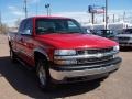 2001 Victory Red Chevrolet Silverado 1500 LS Extended Cab 4x4  photo #25