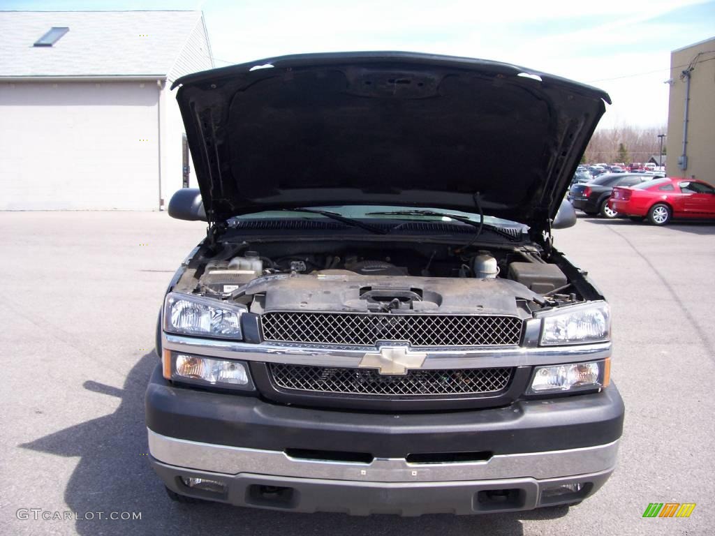 2004 Silverado 2500HD LS Extended Cab 4x4 - Dark Gray Metallic / Dark Charcoal photo #17