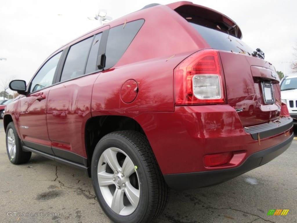 Deep Cherry Red Crystal Pearl 2013 Jeep Compass Latitude Exterior Photo #74040494