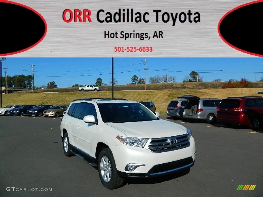 2013 Highlander SE - Blizzard White Pearl / Sand Beige photo #1