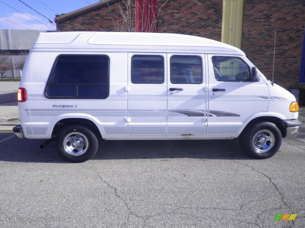Bright White 1999 Dodge Ram Van 1500 Passenger Conversion Exterior Photo #74042228