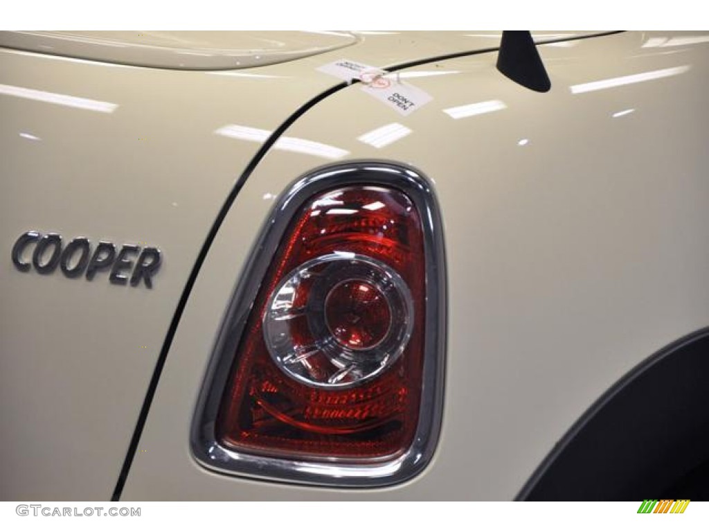 2013 Cooper Coupe - Pepper White / Carbon Black photo #12