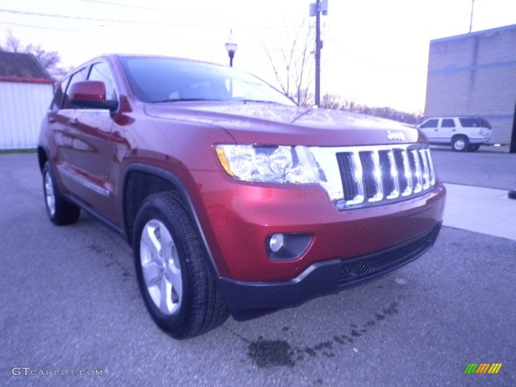 2013 Grand Cherokee Laredo X Package 4x4 - Deep Cherry Red Crystal Pearl / Dark Graystone/Medium Graystone photo #1