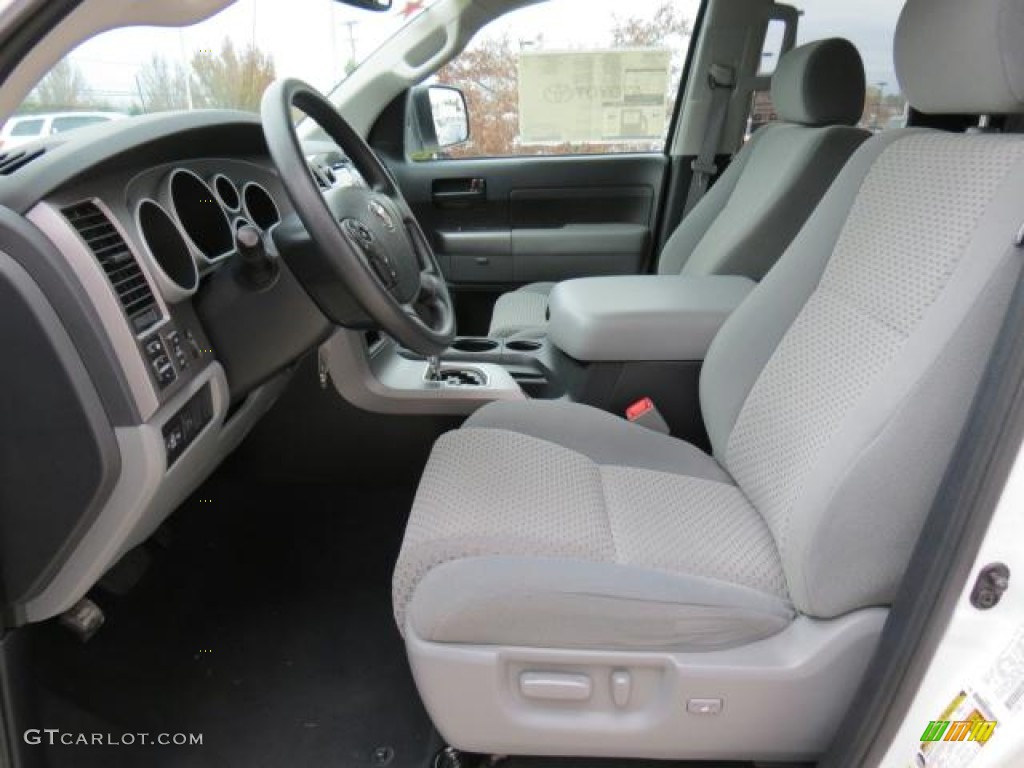 2012 Tundra SR5 Double Cab - Super White / Graphite photo #8