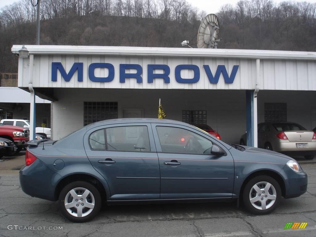 2007 Cobalt LT Sedan - Blue Granite Metallic / Gray photo #1