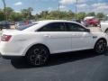 2013 White Platinum Tri-Coat Ford Taurus SHO AWD  photo #6