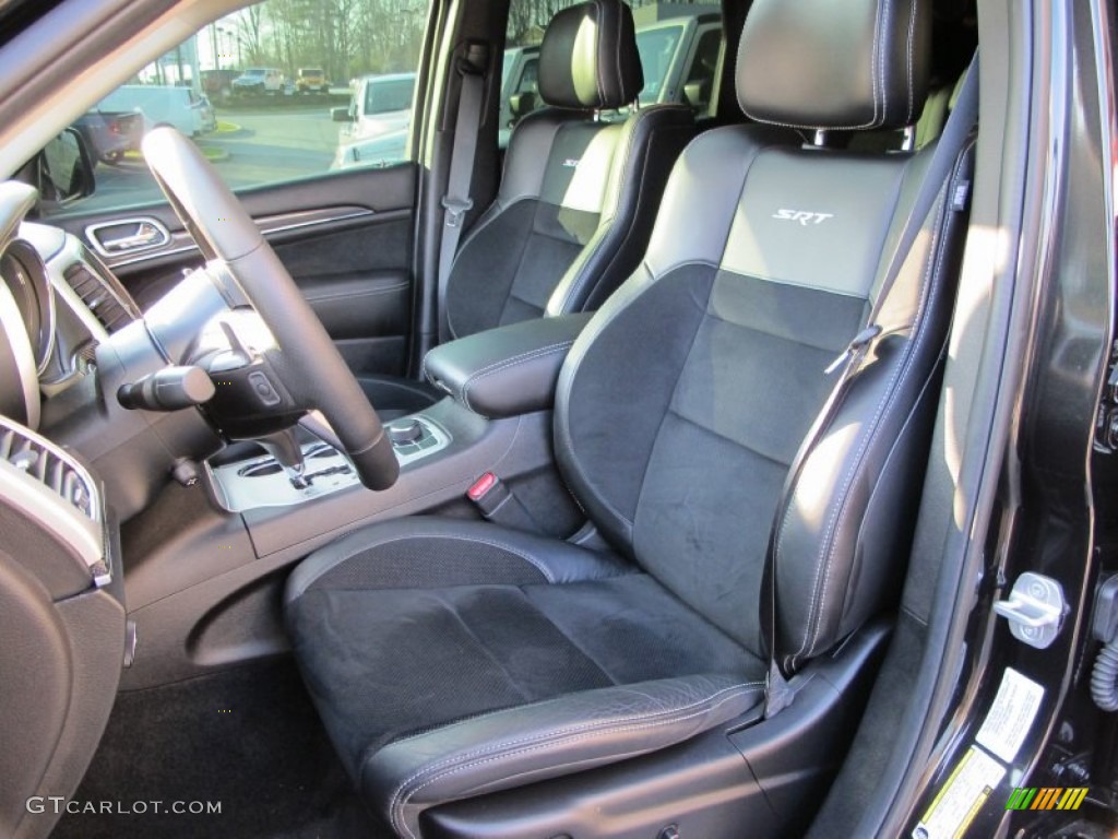SRT Black Interior 2012 Jeep Grand Cherokee SRT8 4x4 Photo #74044698