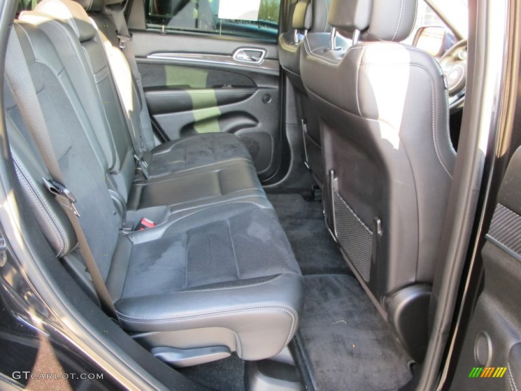 2012 Jeep Grand Cherokee SRT8 4x4 Rear Seat Photo #74044793