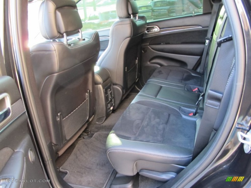 SRT Black Interior 2012 Jeep Grand Cherokee SRT8 4x4 Photo #74044832