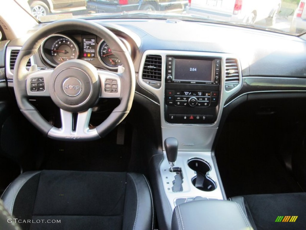 2012 Jeep Grand Cherokee SRT8 4x4 SRT Black Dashboard Photo #74044905