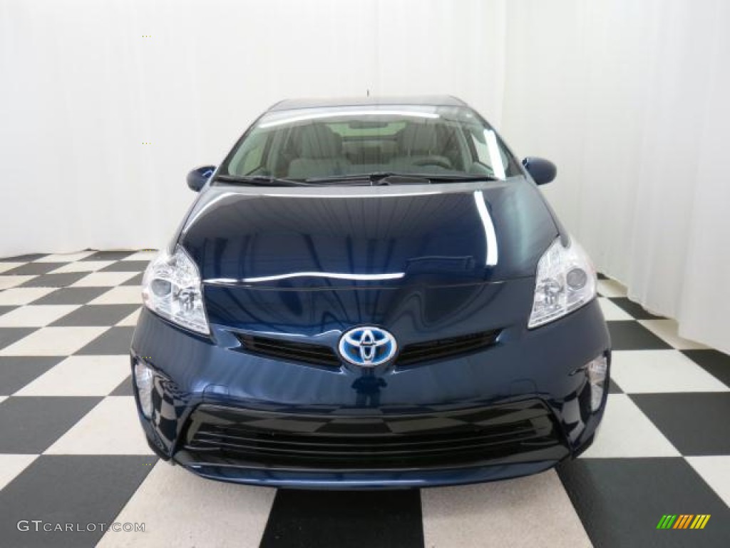 2012 Prius 3rd Gen Two Hybrid - Nautical Blue Metallic / Misty Gray photo #2