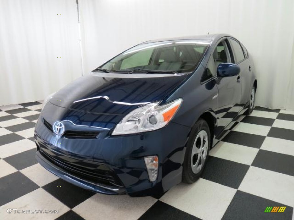 2012 Prius 3rd Gen Two Hybrid - Nautical Blue Metallic / Misty Gray photo #3