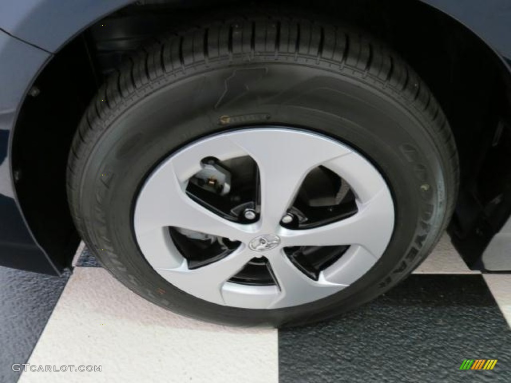 2012 Prius 3rd Gen Two Hybrid - Nautical Blue Metallic / Misty Gray photo #4