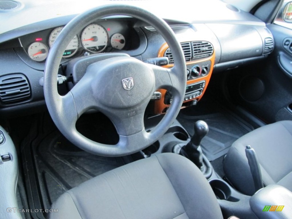 Dark Slate Gray Interior 2005 Dodge Neon SXT Photo #74045347