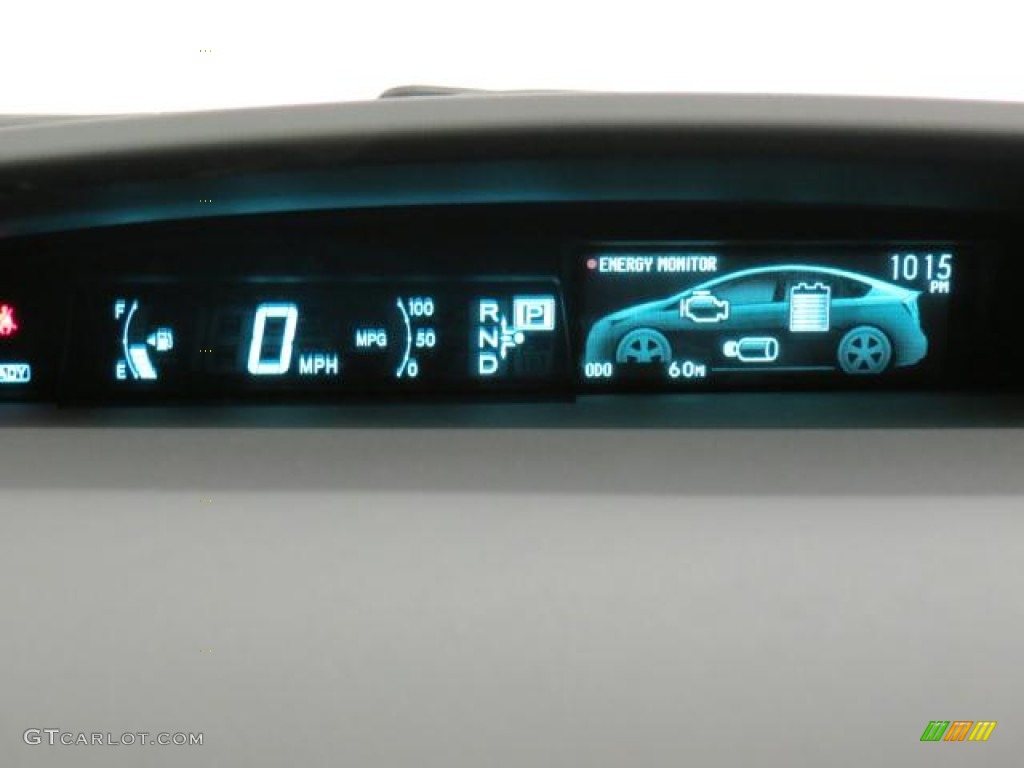 2012 Prius 3rd Gen Two Hybrid - Nautical Blue Metallic / Misty Gray photo #11