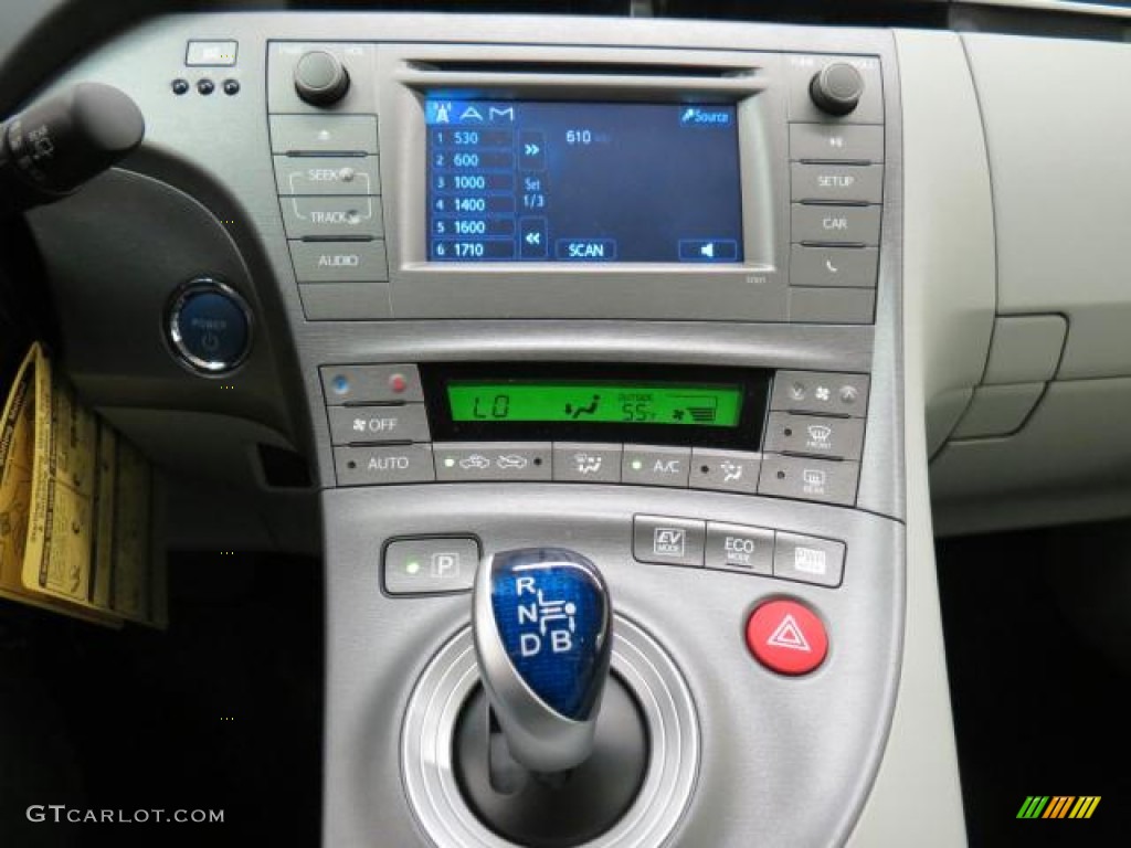 2012 Prius 3rd Gen Two Hybrid - Nautical Blue Metallic / Misty Gray photo #12